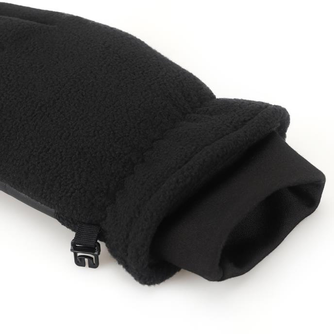 Isotoner® Mens Fleece Glove Black Extra Image 5